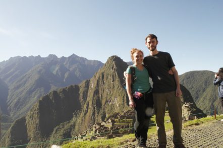 Emily and I at Machu Picchu