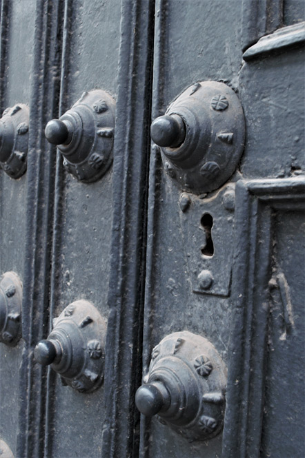 Cathedral doors detail.