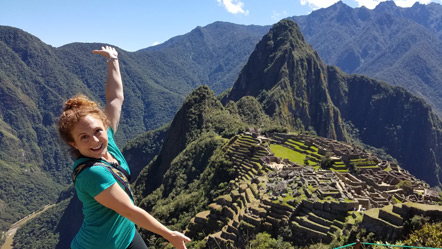 Emily presents Machu Picchu.