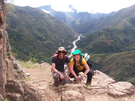 Emily and I on the Inca Trail.