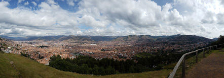 Panorama of Cusco from Sacsayhuaman.