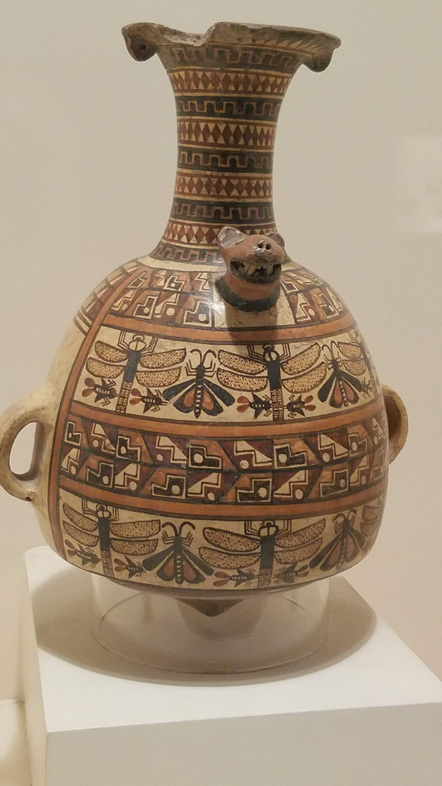 This is an Inca style urpu. A ceremonial vessel meant to contain chicha.